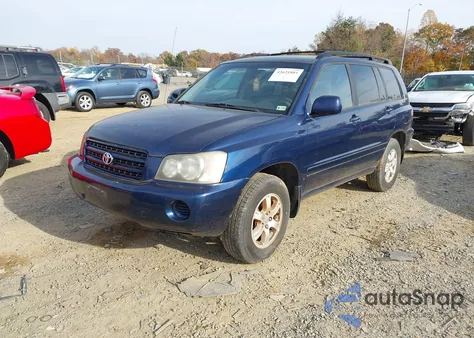 2003 Toyota Highlander из США, поврежденный, VIN JTEGD21A330047562